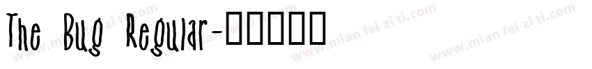 The Bug Regular字体转换